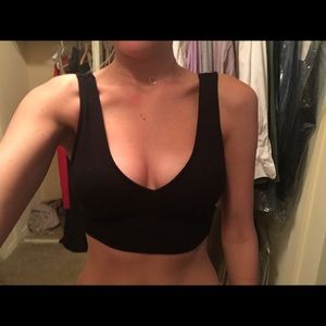 Black crop top